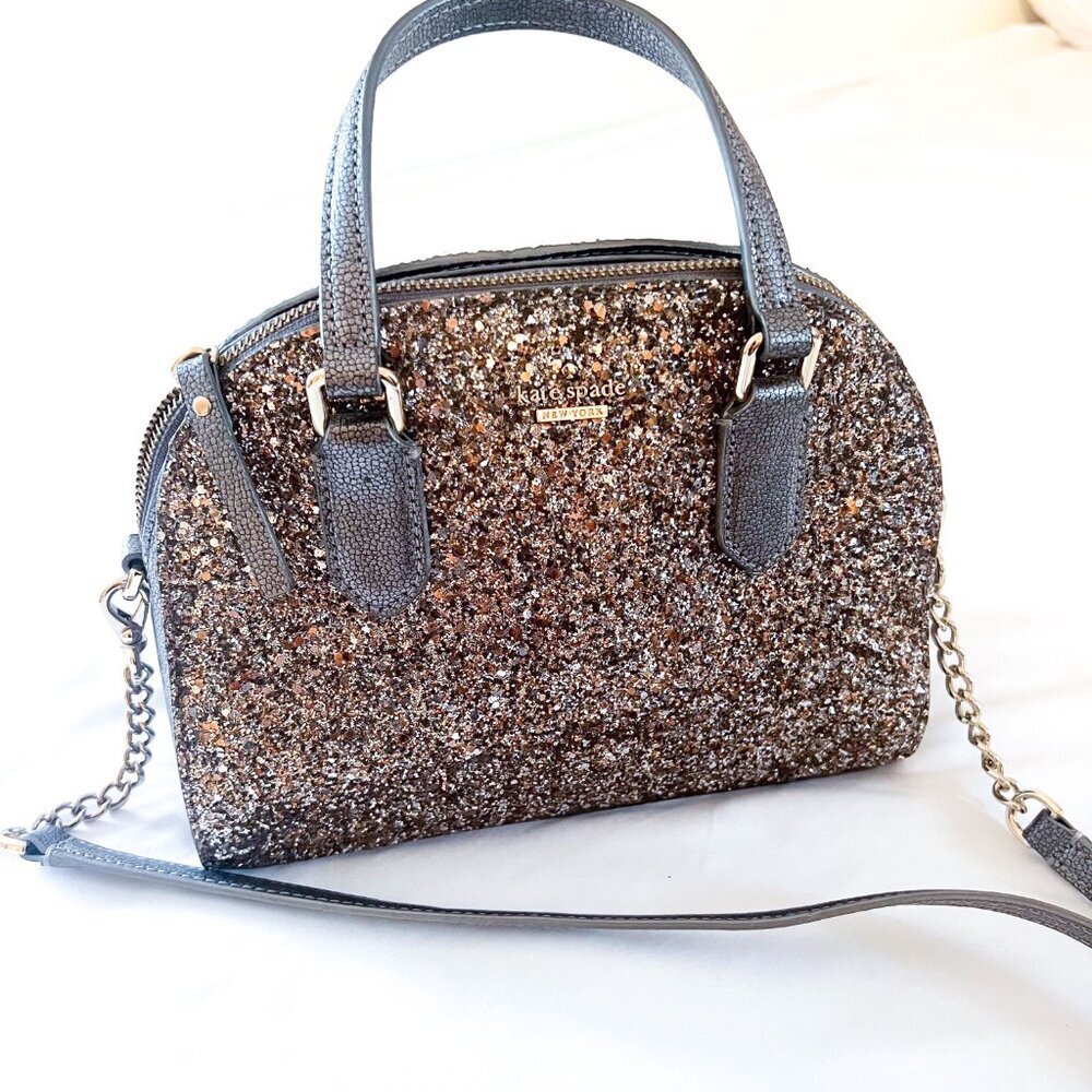 Kate Spade Glitter Mini Reiley Satchel - Picture 4 of 16